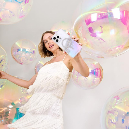 Case-Mate Karat Soap Bubble MagSafe do iPhone 16 Pro Max – Luksusowa ochrona z efektem holograficznym