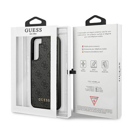 Guess 4G Metal Logo - Samsung Galaxy S23+ Case (grey)