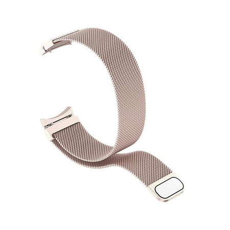 PURO Milanese Magnetic Band – Pasek ze stali nierdzewnej do Samsung Galaxy Watch 5 / Watch 5 Pro / Watch 4 / Watch 4 Classic (różowe złoto)