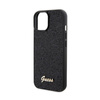 Guess Disco Metal Script - Etui iPhone 14 (czarny)