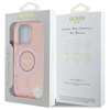 Guess IML Rhinestones MagSafe - Case for iPhone 16 Pro Max (Pink)