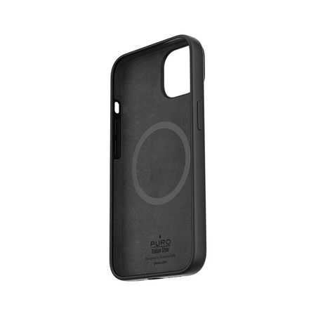 PURO ICON MAG - pouzdro MagSafe pro iPhone 14 / 13 (černé)