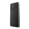 Speck Presidio Perfect-Clear with Glitter - Étui pour Samsung Galaxy S22+ avec revêtement antimicrobien MICROBAN (Transparent/Platinum Glitter)