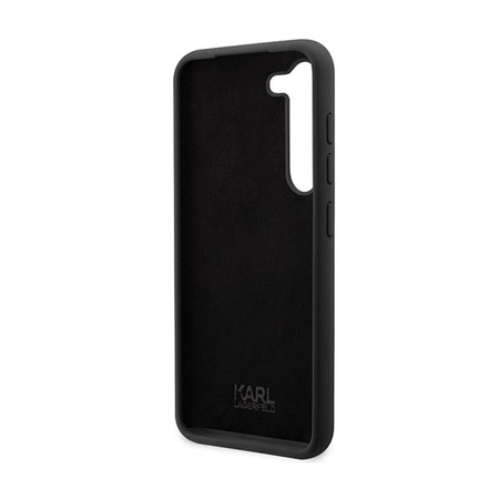 Karl Lagerfeld Silikon Choupette - Samsung Galaxy S24 Tasche (schwarz)