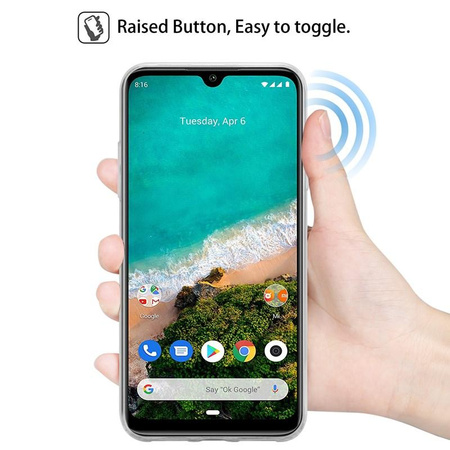 Crong Crystal Slim Cover - Xiaomi Mi A3 tok (átlátszó)