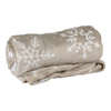 Arti Casa - Flanell-Weihnachtsdecke 150x200 cm (Beige)