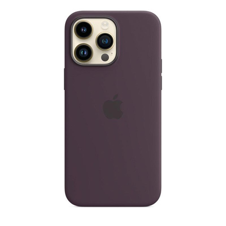 Apple szilikon tok - Szilikon tok MagSafe funkcióval iPhone 14 Pro Max készülékhez (Berry)