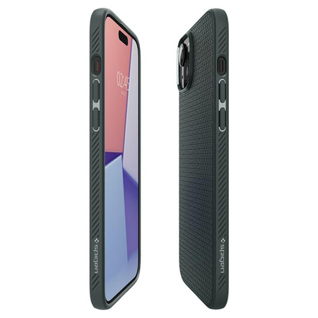 Spigen Liquid Air - pouzdro pro iPhone 15 (Abyss Green)