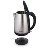 LARGE STEEL ELECTRIC Kettle 1.7 L, mit Untertasse, Alpina, 1850-2200W