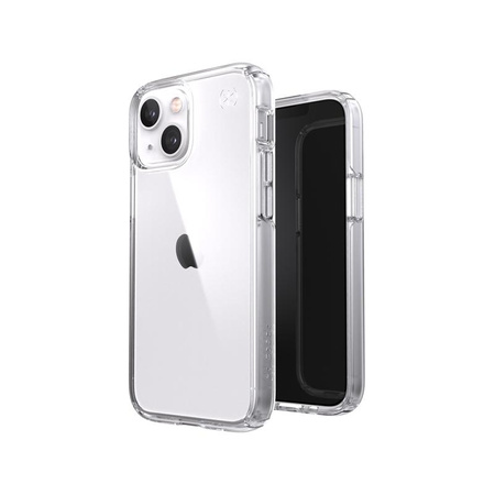Speck Presidio Perfect-Clear - iPhone 13 Mini / 12 mini case with MICROBAN coating (Clear)