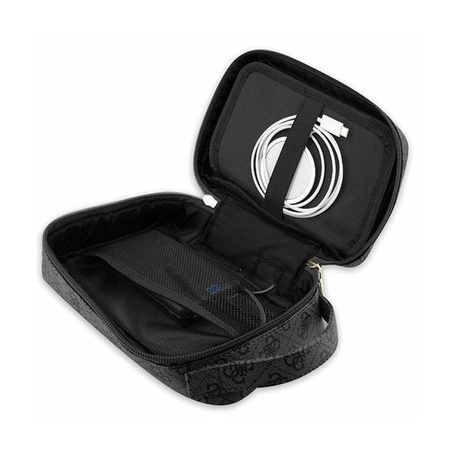 Guess 4G Printed Stripes Reise-Universaltasche - Accessoire-Organizer (Schwarz)
