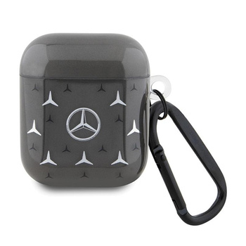 Mercedes Grand motif étoilé - Étui AirPods 1/2 gen (noir)