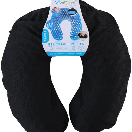 Vivamore - Gel travel pillow (black)