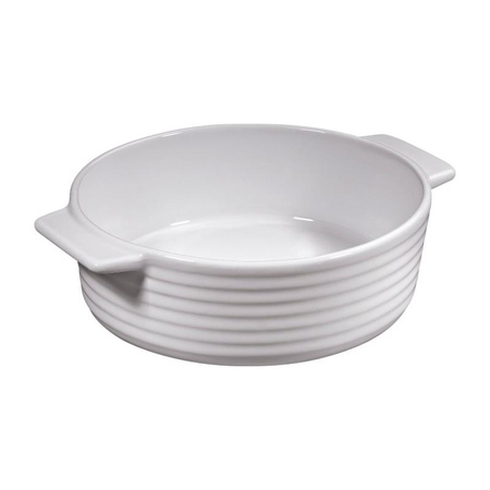 NACZYNIE PORCELANOWE DO PIECZENIA BRYTFANNA, do Zapiekania, Kuchenprofi, 16cm