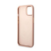 Guess Plaque logo Peony MagSafe - Etui iPhone 13 (rose)