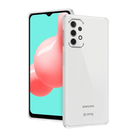 Crong Crystal Slim Cover - Etui Samsung Galaxy A32 5G (Transparent)