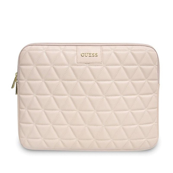 Guess Quilted Computer Sleeve - 13" Notebook Case (pink)
