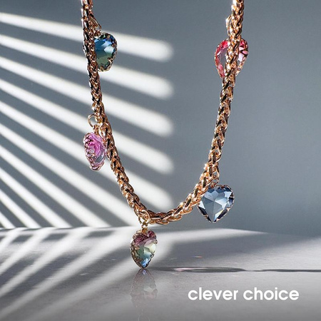 Crong Handy-Anhänger – Lanyard-Handyanhänger (Regenbogenherzen)