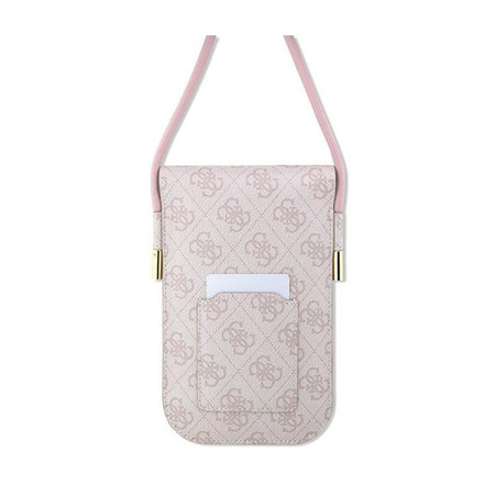 Guess 4G Metal Script Logo - Sacoche pour téléphone portable (rose)