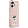 Karl Lagerfeld IML Aquarelle Choupette & Logo MagSafe - Case for iPhone 17 (pink)