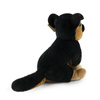 Rappa - Plush realistic German Shepherd dog mascot sitting 23 cm Eco-Friendly Soft Collection