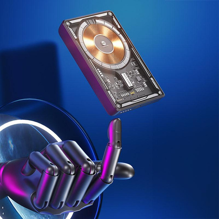 WEKOME WP-287 Vanguard Series - Induktions-Powerbank 5000 mAh Schnellladung PD 20W MagSafe (Schwarz)