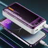WEKOME WP-351 Vanguard sorozat - Power bank 20000 mAh PD 20W + QC 22.5W (lila / átlátszó)