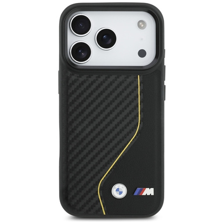 BMW M Carbon Line & Logo MagSafe - Case iPhone 17 Pro (yellow)