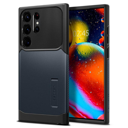 Spigen Slim Armor - Gehäuse für Samsung Galaxy S23 Ultra (Metall Schiefer)