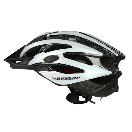 Dunlop - MTB kerékpáros sisak r. L (fehér és fekete)