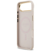 Guess Grained Strass Logo MagSafe - Hülle iPhone Air (rosa)