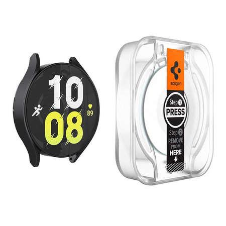 Spigen GLAS.TR EZ FIT 2-Pack - Verre trempé pour Samsung Galaxy Watch 6 44 mm (2 pcs)
