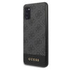 Guess 4G Bottom Stripe Collection - Etui Samsung Galaxy A41 (szary)