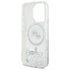 Karl Lagerfeld Liquid Glitter Karl & Choupette Head MagSafe - Case for iPhone 16 Pro Max (transparent)
