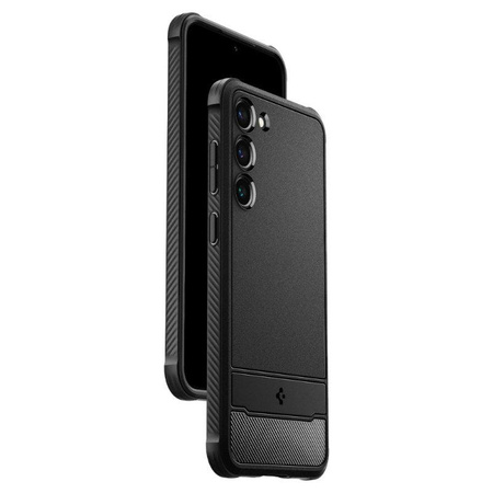 Spigen Rugged Armor - Étui pour Samsung Galaxy S23+ (Noir mat)