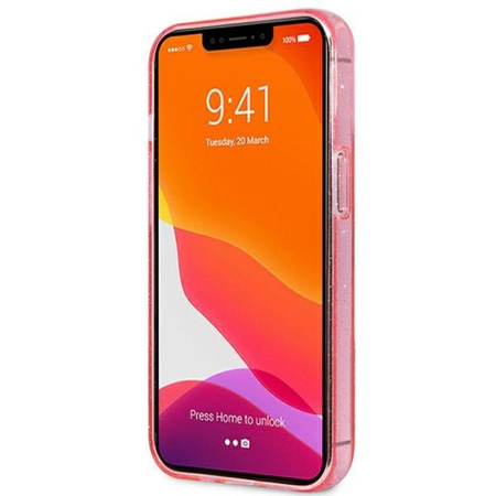 Guess Glitter 4G Big Logo - iPhone 13 Pro Max Case (pink)