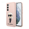 Karl Lagerfeld Silikonové pouzdro NFT Ikonik - Samsung Galaxy S23 (růžové)