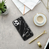 Crong márvány tok - iPhone 11 Pro tok (fekete)