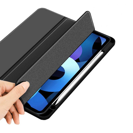 PURO Zeta Smart - Pouzdro iPad mini 6 (2021) s odnímatelnou magnetickou klopou + držák Apple Pencil (černé)