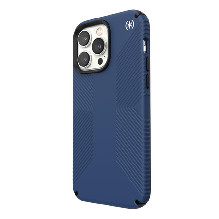 Speck Presidio2 Grip MagSafe - Antypoślizgowe etui iPhone 14 Pro Max (Coastal Blue / Black / White)