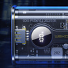 WEKOME WP-333 Vanguard Series - Banque d'énergie 10000 mAh Super Charging PD 20W + QC 22.5W (Noir / Transparent)