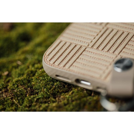 Moshi Altra - Case with detachable lanyard iPhone 13 Pro Max (anti-bacterial NanoShield™) (Sahara Beige)