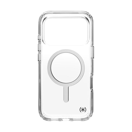 Speck Presidio Perfect Clear MagSafe - iPhone 17 Pro Case (Clear / Silver)