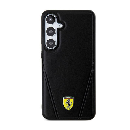 Ferrari Hot Stamp V Lines MagSafe - Samsung Galaxy S24+ case (black)