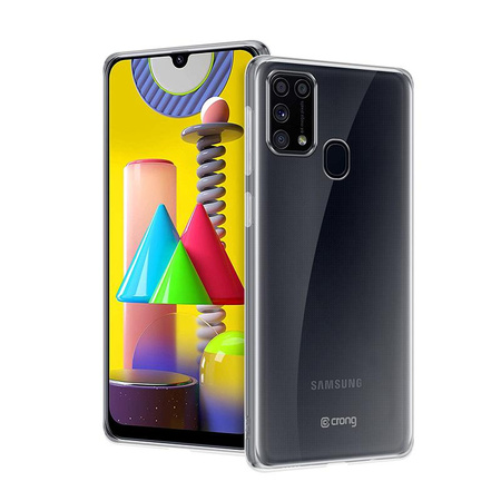 Crong Crystal Slim Cover - Samsung Galaxy M31 tok (átlátszó)