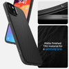 Spigen Liquid Air - Schutzhülle für iPhone 15 Plus (Mattschwarz)