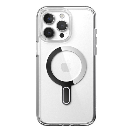 Speck Presidio Perfect-Clear ClickLock & Magsafe - tok iPhone 15 Pro Max (átlátszó / krómozott kivitelben / derűs ezüst)