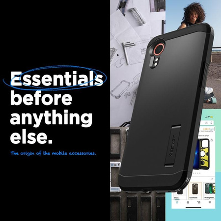 Spigen Tough Armor - tok Samsung Galaxy XCover 7 Pro (fekete)