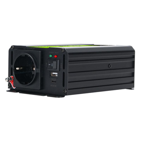 Green Cell - Inverter DUO 12V/24V 230V-ra 300W/600W Módosított szinusz hullámú feszültség átalakító