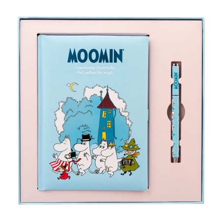 Mumin - Notizbuch / Notizblock A5 mit Stift